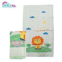 Grace Kids เกรซคิดส์ผ้าเช็ดตัวไมโครไฟเบอร์ลายสิงโต 60 x 120 ซม.