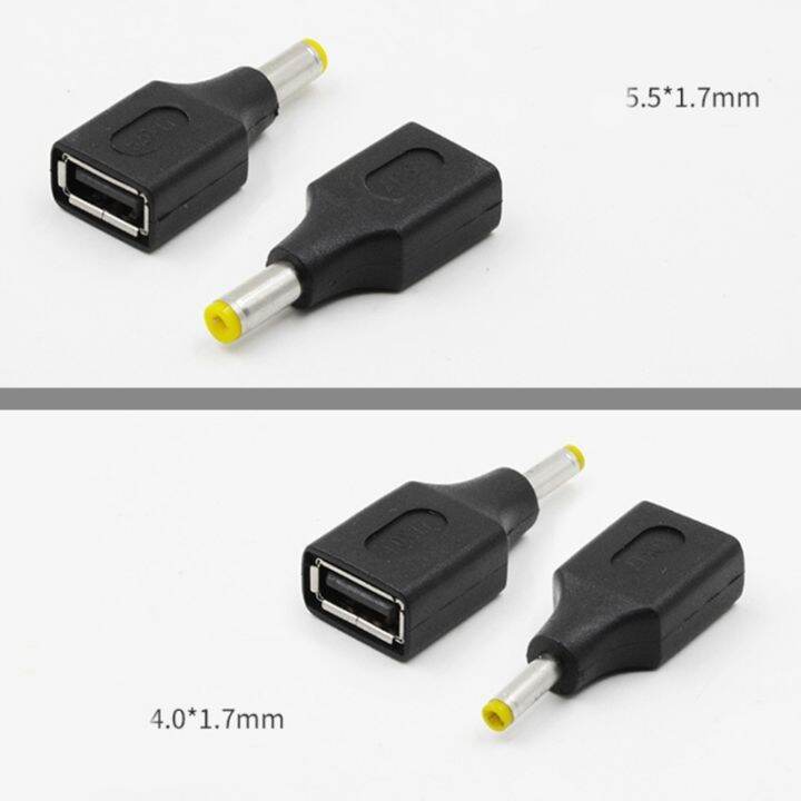 usb-อะแดปเตอร์-dc-ตัวเมีย-usb-เป็น2-5-3-0-3-5-4-0-4-8-5-5มม-ขั้วต่ออะแดปเตอร์สำหรับชาร์จแล็ปท็อป