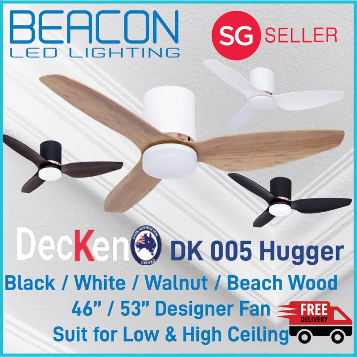 Decken Dk 005 Hugger Ceiling Fan, Ceiling Fan Cost Singapore