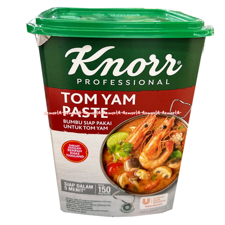 Knorr Proffesional Tom Yam Paste Kg Untuk Bumbu Siap Pakai Tomyam