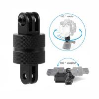 Action Camera Accessories Metal Adapter 1/4" Inch Aluminium Tripod 360 Rotate Alloy Mount for GoPro 10 Insta360 One RS Xiaomi Yi