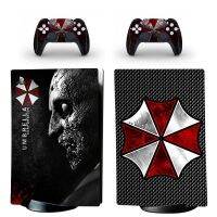 umbrella PS5 Digital Edition Skin Sticker Decal Cover for PlayStation 5 Console and 2 Controllers PS5 Skin Sticker Vinyl