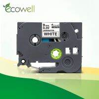 【Sell-Well】 Mongo MALL Ecowell 9มิลลิเมตร Tze-221 Tze221สีดำบนสีขาวลามิเนต Tze เทป Tze 221เข้ากันได้สำหรับบราเดอร์ P-Touch ผู้ผลิตฉลาก PT-D210 PT-H100