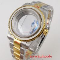 NH34 NH35 Watch Case Steel Silver Gold Two Tone Watch Part For ETA 2824 PT5000 MIYOTA DG SKX Watch Maker 120Clicks Bezel 200M