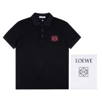 LOEWE High Version Of The New Classic Pattern Loewe Polo Shirt Spirit Guy Men And Women With The Same Trend Embroidery Summer