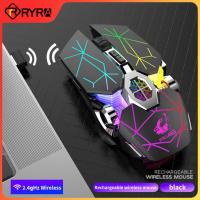 ZZOOI RYRA X13 Wireless Gaming Mouse Optical 2.4G USB Game Mouse 1600DPI 7 Color LED Backlit Rechargeable Silent Mice For PC Laptop