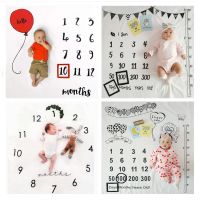 【hot】 Newborn baby Monthly Growth Blanket photography props Background for Rug boy girls Photography Accessories