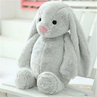 【LZ】✤○❇  Brinquedo de pelúcia bonito coelho longo orelha boneca recheada bebês dormindo companheiro presente infantil 30 cm 40cm