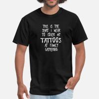 Mens Large T-shirt Customized Tattoo Family Gathering Party Tshirt Man Cotton Classic Letter Mens Tee Female