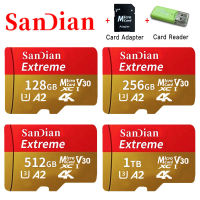 100 เดิม1ไตรโลไบต์การ์ด Micro SD คลาส10การ์ด TF 256กิกะไบต์512กิกะไบต์128กิกะไบต์ได้ถึง30เมกะไบต์วินาทีการ์ดหน่วยความจำสำหรับแท็บเล็ตศัพท์แฟลชการ์ด