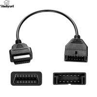 Studyset IN stock 12 Pin OBD 1 To 16 Pin OBD2 Convertor Adapter Cable For Diagnostic Scanner For Gm