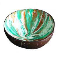 Candy Bowls Handmade Coconut Shell Bowls Colorful Anti-Deform Excellent Delicate Smooth Natural Bowls