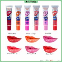 BizHome ลิปสติก ลิปสักปาก ลิปลอก 6 สี ลิปติกกันน้ำ สีติดทนนาน ลิขวิดลิปสติก Lipstick ที่สามารถฉีกได้ แบบลอกออก ติดทนนาน กันน้ำ