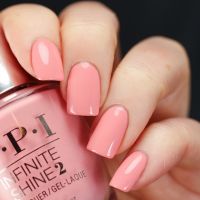 OPI Infinite Shine - You Got Nata on me ยาทาเล็บกึ่งเจล สีนู้พีช ออกนู้ดชมพูส้ม ลุคสะอาดคุณหนูน่าทะนุถนอม แท้ 100%