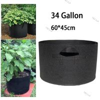 34 Gallon Hand Held Plant Grow Bags Fruit Plants Thicken Plant Growing Large Capacity Fabric Pot Growth Home Garden YB21TH