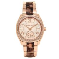 นาฬิกาผู้หญิง MICHAEL KORS Bryn Rose Gold-Tone Dial Two Tone Ladies Watch MK6276