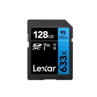 Lexar SD-633X การ์ด SD ความเร็วสูงการ์ดหน่วยความจำกล้อง SLR ความจุ: 128GB