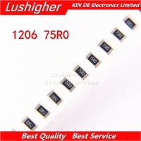 【☑Fast Delivery☑】 bshviuh 100ชิ้น1206ตัวต้านทาน Smd 1% 75ohm 75r0 75โอห์ม