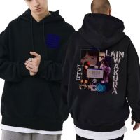 Anime Serial Experiments Lain Iwakura Weeb Girl Sci Fi Graphic Hoodie Men Women Fleece Cotton Casual Hoodies Manga Clothes Tops Size Xxs-4Xl