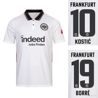 2021-2022 Eintracht Frankfurt Away Football Jersey Polo Kostic Borre Soccer Jersey Plus Size