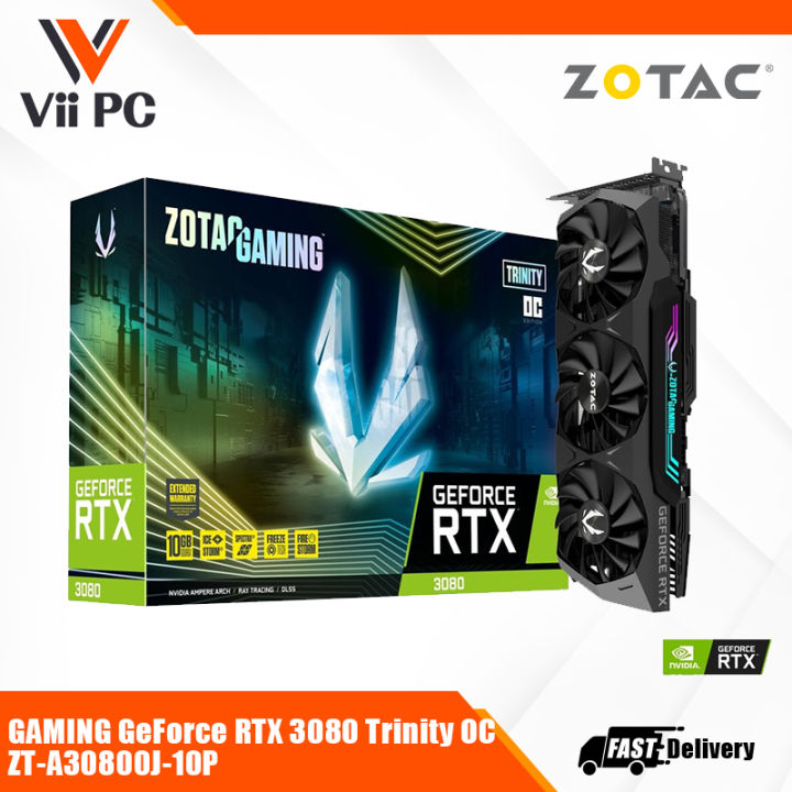 ZOTAC GAMING Nvidia Geforce RTX 3080 Trinity OC ZT-A30800J-10P