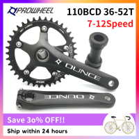 PROWHEEL จักรยานถนน Crankset 110 BCD 170มิลลิเมตร DECKAS 36ครั้ง-52ครั้งเฟือง Chainrings 5กรงเล็บหมุนจักรยานข้อเหวี่ยงชิ้นส่วนสำหรับ Shimano