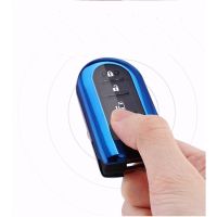 PERODUA MYVI BEZZA AXIA ARUZ ALZA Chrome Reflection TPU Car Key Cover Case Key holder keychain shell pouch 2 3 4 button Protect Keyless Smart Entry Start Remote Control Casing