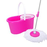 Fiber Spinning 360 Spin Mop Set with Plastic Bucket Floor Cleaning Mops Broom For Home Kitchen Floors House Cleaning Tools