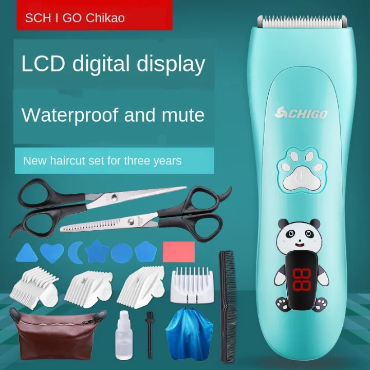 18 pcs Baby Electronic Rechargeable Hair Clipper Children Hair Trimmer  Cutting Machine Haircut with Free Full Set for Boy & Girl Hair Care Set |  Lazada PH