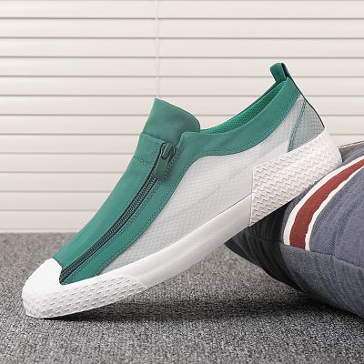 ขายดีที่สุด ioztt2023 - /✼☈ Men 39;s Canvas Shoes Breathable Outdoor Men Slip-on Loafers Lazy Driving 2020 New