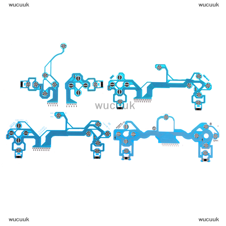 wucuuk-สำหรับ-ps4-ds4-pro-slim-controller-ฟิล์มนำไฟฟ้าสีฟ้า-jds-050-040-030-010