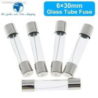 ☾☋❣ TZT 10PCS 6x30mm Fast Blow Glass Tube Fuses 0.25A 0.5A 1A 1.5A 2A 2.5A 3A 3.15A 4A 5A 6A 7A 8A 10A 15A 20A 25A 30A 250V 6x30mm