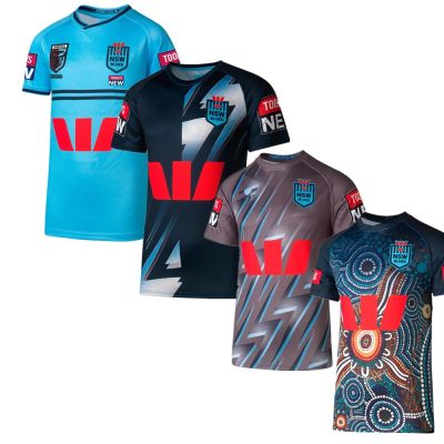 Fishing Australia blues vest 2023 [hot]nsw INDIGENOUS NSW kids suit jersey children rugby rugby shirt