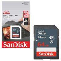 SANDISK SDSDUNB-064G-GN3IN CARD SD 64GB ULTRA  CLASS10 48MB/S 320X, UHS-I, U1, 7  YEARSBy Speed Computer