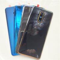 กระจกด้านหลังสำหรับ Oneplus 7T Pro Mclaren Edition ฝาหลังที่หุ้มเครื่องอะไหล่แผงเคสแบตเตอรี่ตัวเรือนด้านหลังพร้อมเลนส์กล้องถ่ายรูป