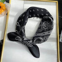 2022แฟชั่น Paisley ผ้าไหมผ้าพันคอผู้หญิง Hijab Headband ผ้าเช็ดหน้านุ่มหญิงผ้าพันคอ Shawl Lady Wrap คอ Foulard Turban