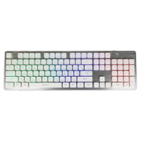 USB KEYBOARD NUBWO NK-032 FORTUNE SILVER/WHITE