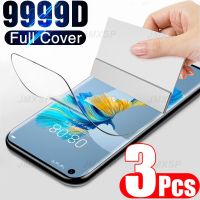 3Pcs Hydrogel Film For Huawei Mate 50 40 30 20 10 Pro Screen Protector on For Huawei Mate 30 20 10 Lite 20X P Smart Z 2019 Film