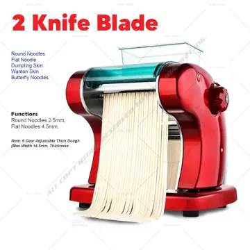 Pasta Machine, Dual-blade Multifunctional Manual Hand-cranking