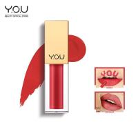 Y.O.U Rouge Velvet Matte Lip Cream วาย.โอ.ยู รูจ เวลเวท แมท ลิป ครีม 4.5 เนื้อเนียน บางเบา แห้งเร็ว ทาปาก ติดทน