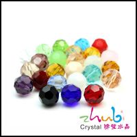 [COD] handmade beaded door curtain 6/8MM crystal football beads 32 cut transparent colored glass ball loose