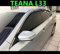 (ส่งฟรี) กันสาดขอบโครเมี่ยม Teana L33 2014 2015 2016 2017 2018