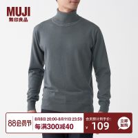 MUJI MUJI mens Tianzhu knit turtleneck sweater long-sleeved sweater