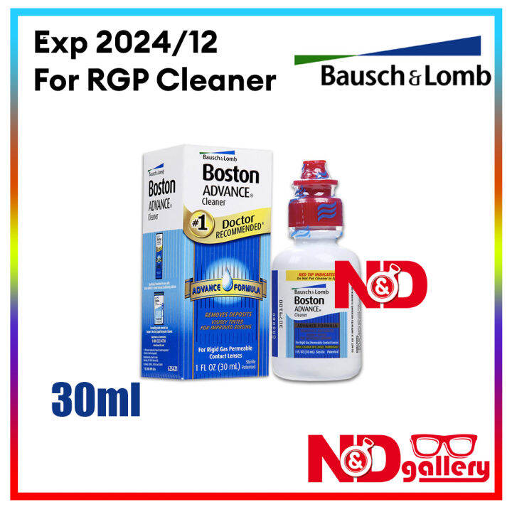 Bausch&Lomb Boston Advance RGP Hard Lens Cleaner 30ml expired 2024/12