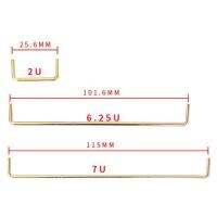 เบ็ดตกปลาเรืองแสงชุบทอง PCB 1.5มม. 6.25u 2U 7U 1.5มม. อุปกรณ์บำรุงรักษาคีย์บอร์ดแบบกลไก DIY Qingyuanshangmao