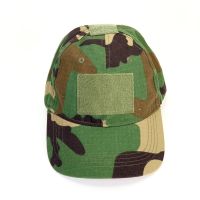 Chinatown Leather  หมวกผ้า หมวกแก๊ป cap หมวกลายทหาร  สีเขียว
