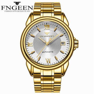 【✴COD✴】 anlei3 นาฬิกาข้อมือผู้ชาย Fngeen ดีไซน์ทับทิมอัตโนมัติ,นาฬิกาข้อมือหน้าปัดคลาสสิกกันน้ำสไตล์ยุโรป