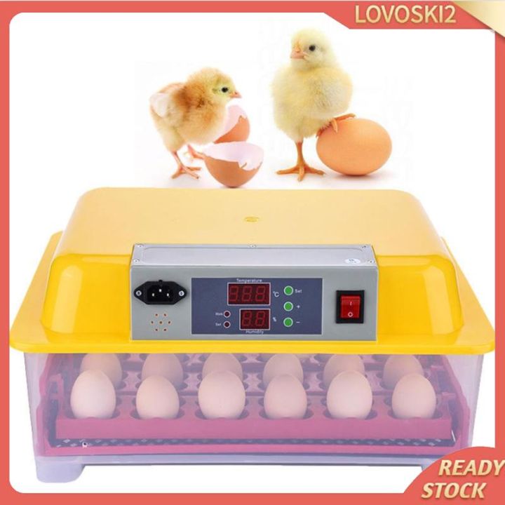ลดราคา-ถาดฟักไข่ไก่-เป็ด-นก-220v-อัตโนมัติ-24-ชิ้น