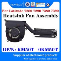 New KM50T 0KM50T AT1S5002ZAL Heat sink Fan For Dell Latitude 7280 7290 7380 7390 E7280 E7290 Laptop CPU Heatsink Fan Assembly Heatsinks