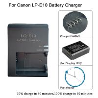 Lc-e10/E Lc-E10c 1100d แคนนอนที่ชาร์จแบตเตอรี่สำหรับกบฏ Lp Eos E10 1200d จูบ Lp-e10 1300d X50